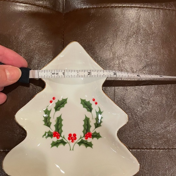 Vintage 1990s Christmas Holly Berries Fine Porcelain  Made in Japan - Picture 7 of 7